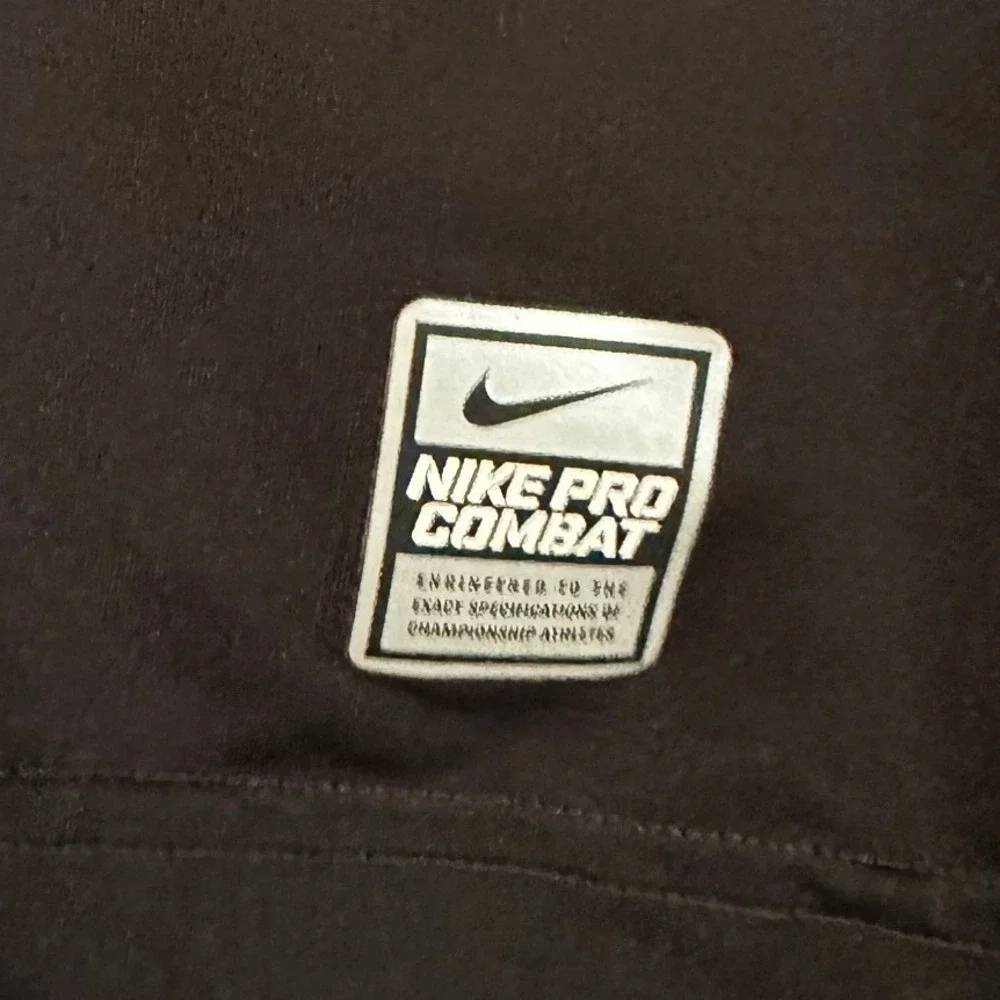 Nike Pro Combat Mens XXL Black Long Sleeve Compression Shirt Dri-FIT Training